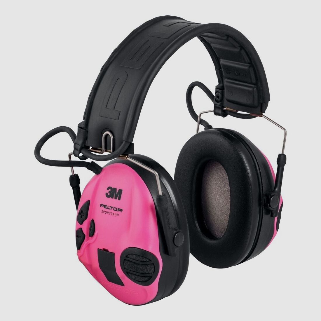 3M Peltor Protección Auditiva Activa SportTac Oliva/Rosa