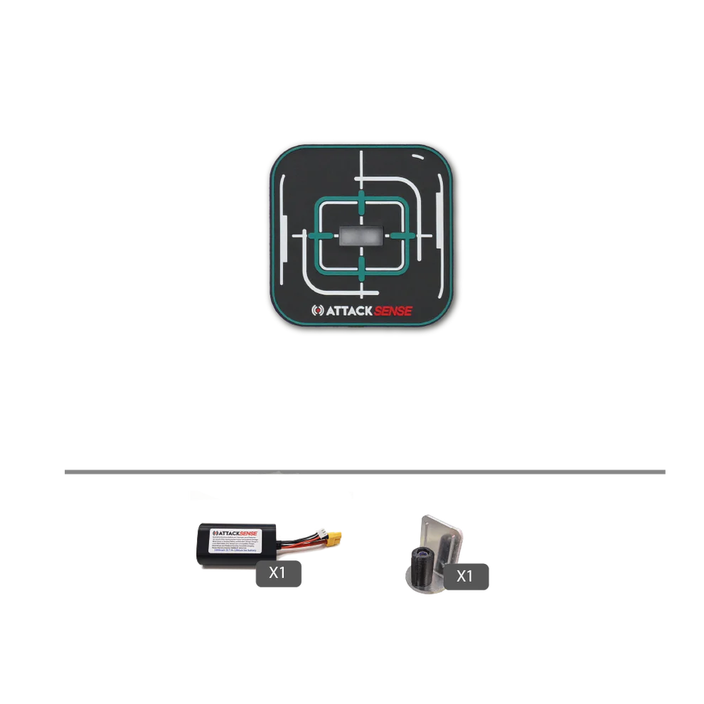 Diana Electrónica para Airsoft AttackSense Tamaño Mediano Alimentación Batería Soporte Pared