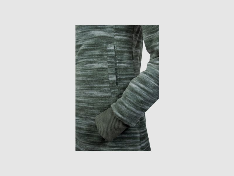 Fleece Hoody Ladies Fashion - lang, modischer Kordelzug