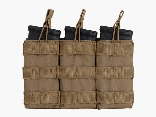 Modular Open Top Triple Mag Pouch For 5.56 - Coyote [8FIELDS]
