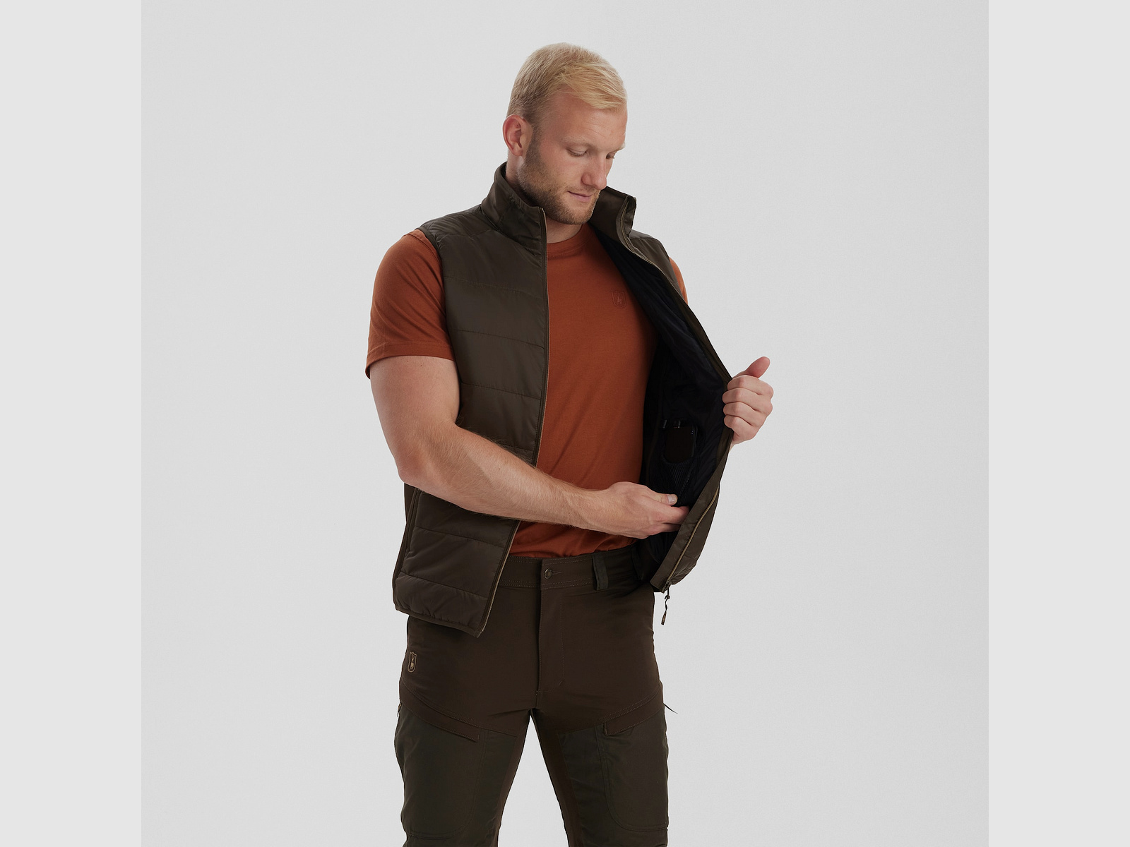 Deerhunter Heat Padded Waistcoat Wood XL