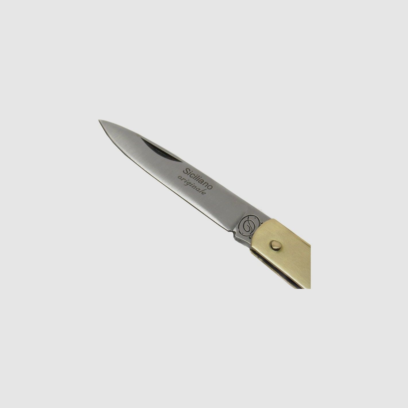 Sizilianisches Messer 17 cm Messinggriff, Bild 2 von 3