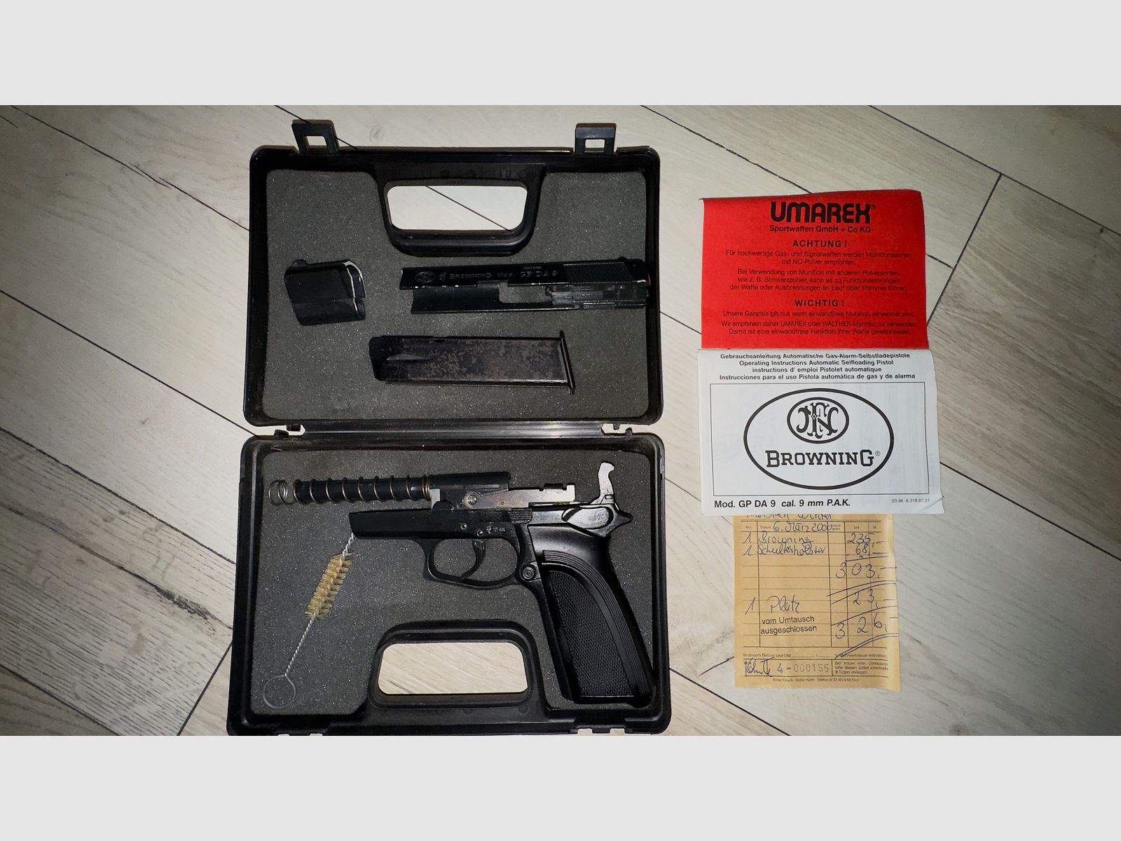 Browning GPDA 9 9mm P.A.K. Defective/Spare Parts Warehouse