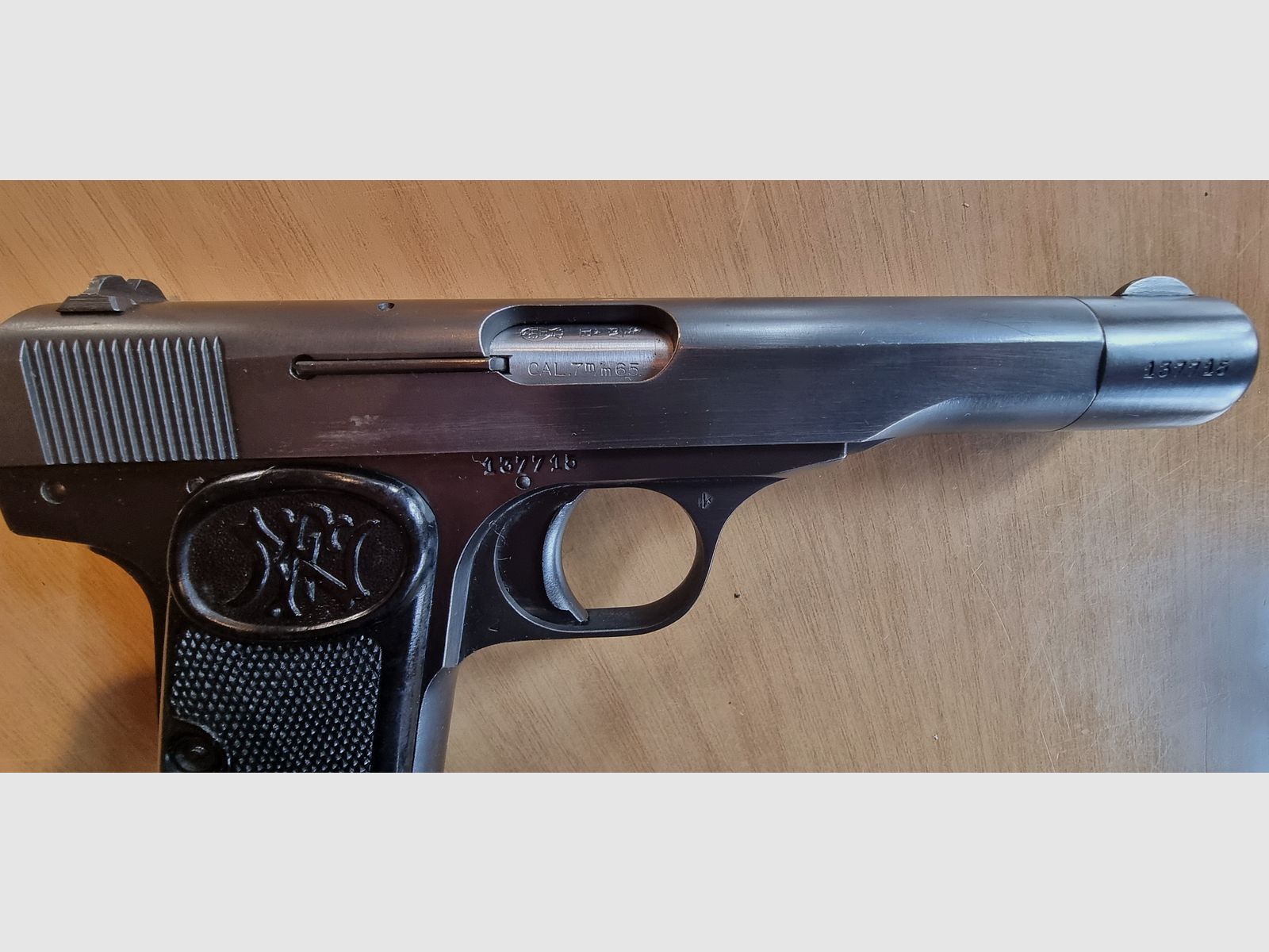 FN Modell 1922 7,65 Browning mit Wechsellauf 9mm Kurz