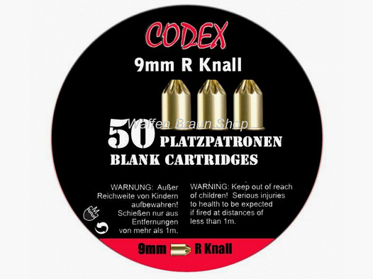 CODEX Platzpatronen 9mm RK Knall