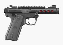 PISTOLA RUGER MARK IV 22/45 LITE .22 LR 4,4"/11,18CM NERA ANODIZZATA 1/2"-28