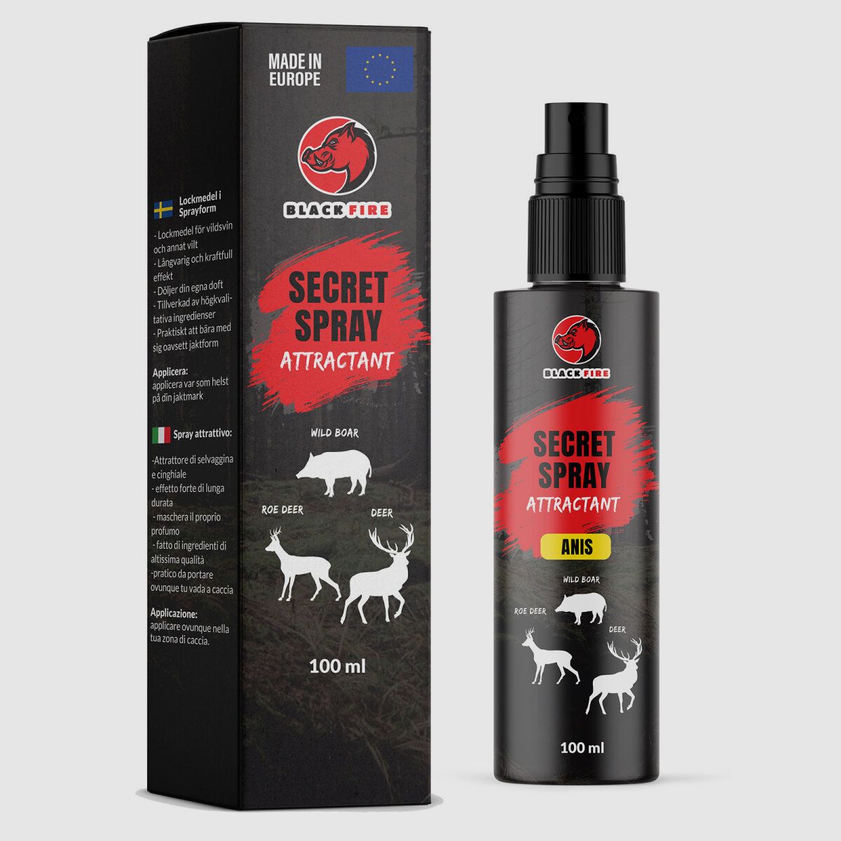 BLACK FIRE Secret Spray