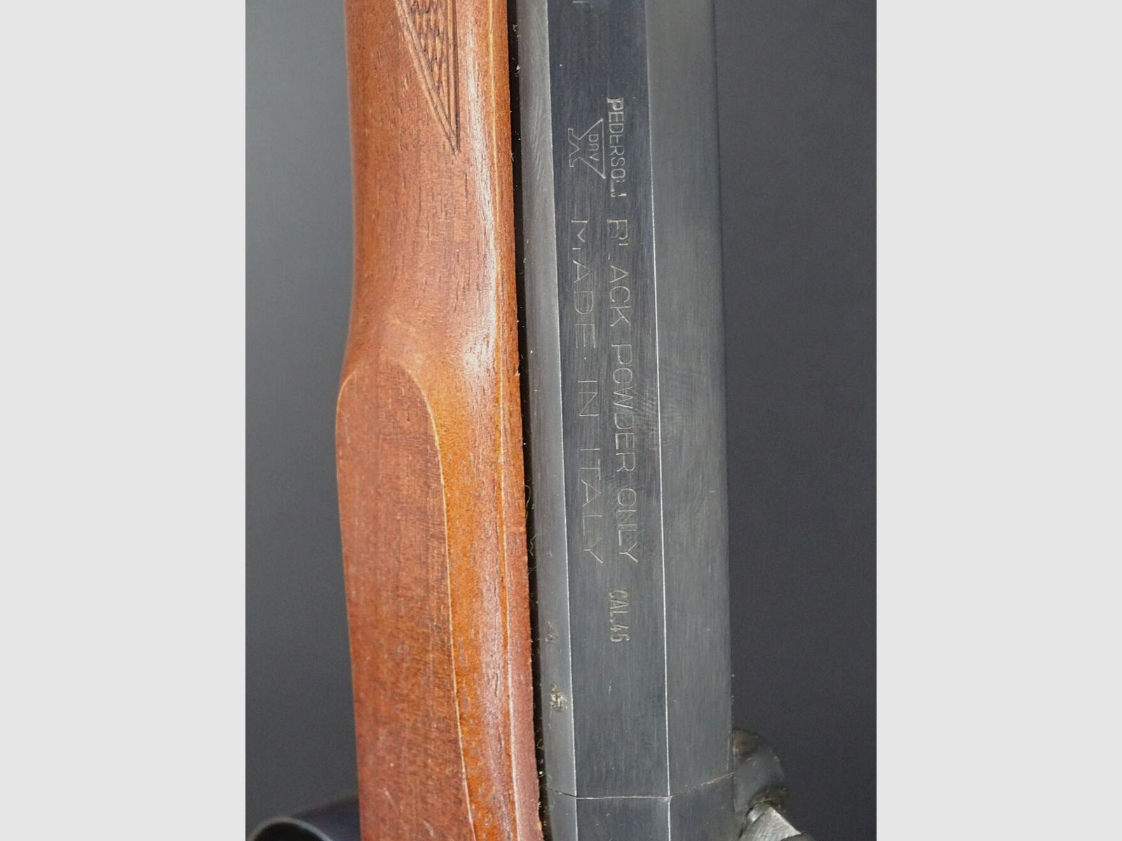 DP Pedersoli Mortimer Kaliber 45 BP mit Dioter Mortimer