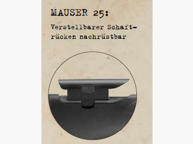 Kit de crosse réglable MAUSER 25 Extreme