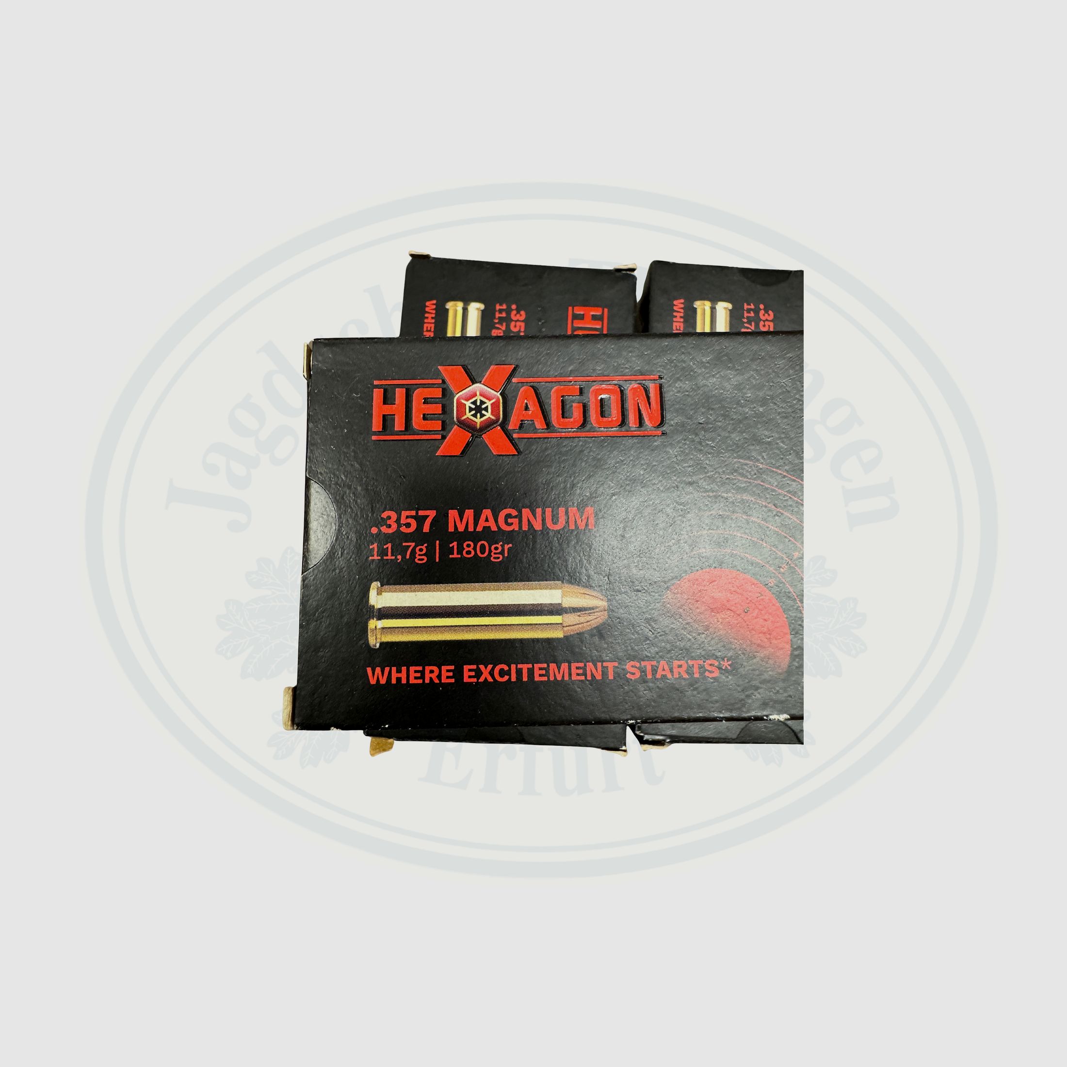 Hexagone .357 MAGNUM 11,7g /180 gr