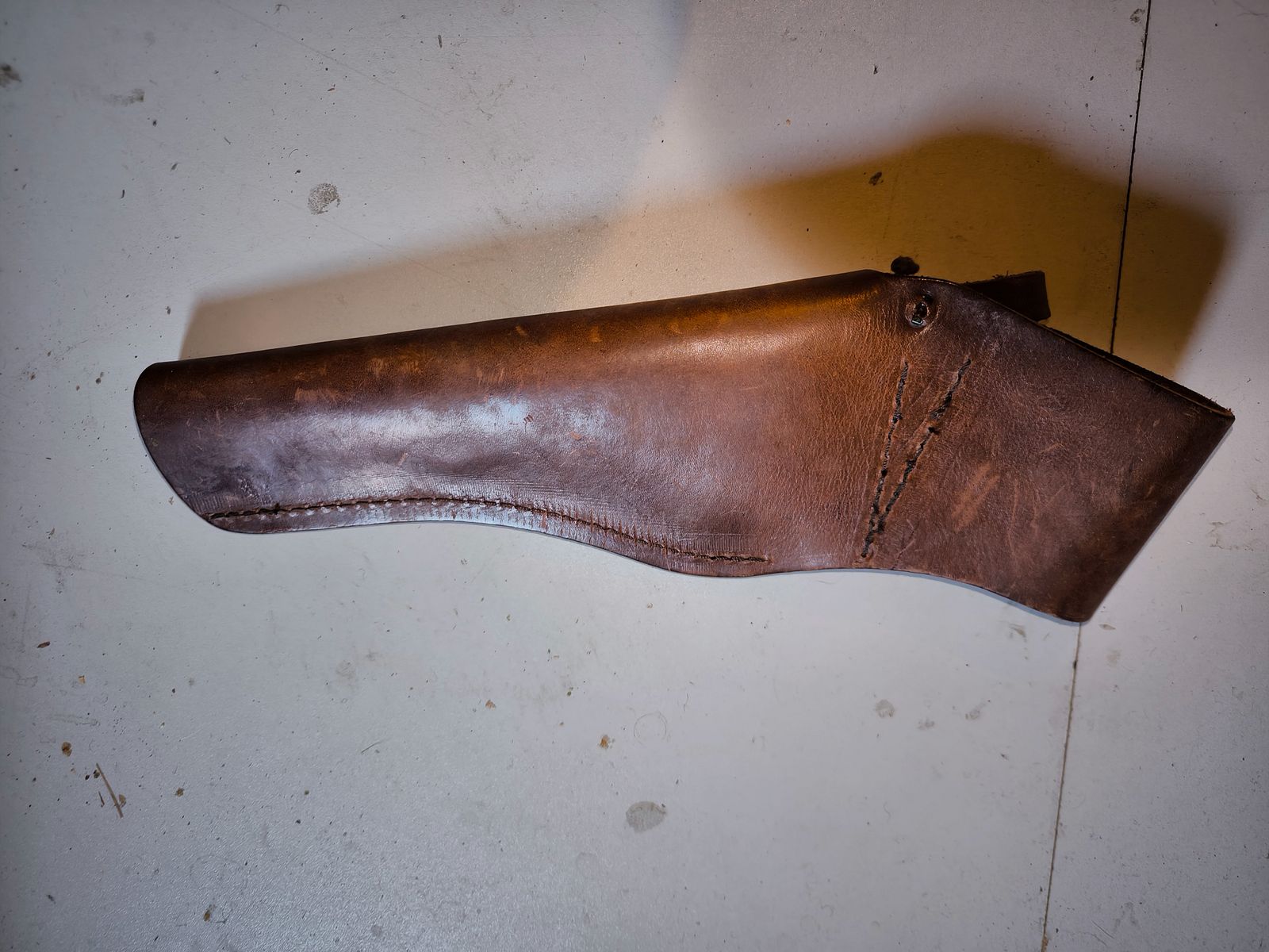 Revolverholster Leder Handmade