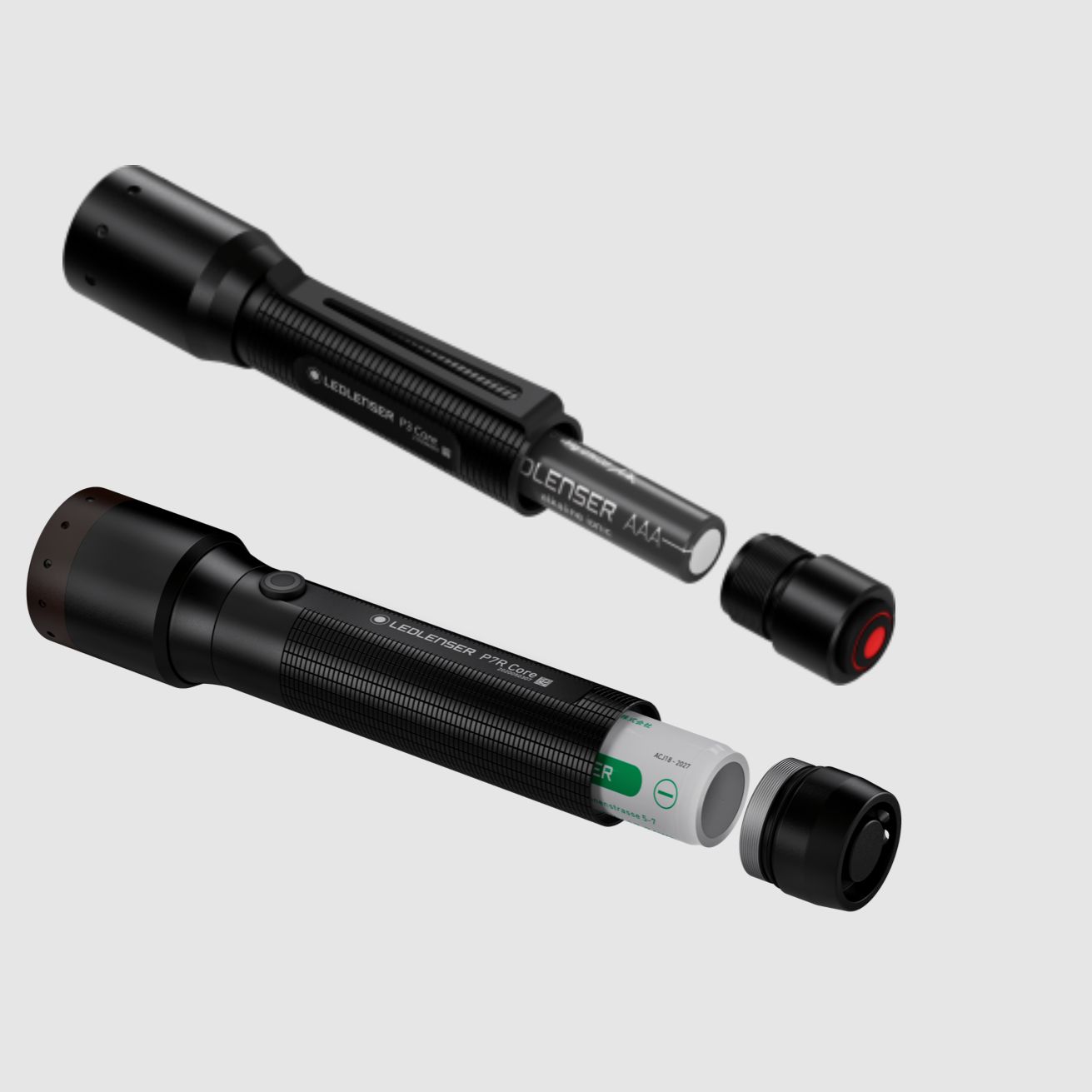 Ledlenser 502947 Taschenlampen Set P7R Core und P3 Core