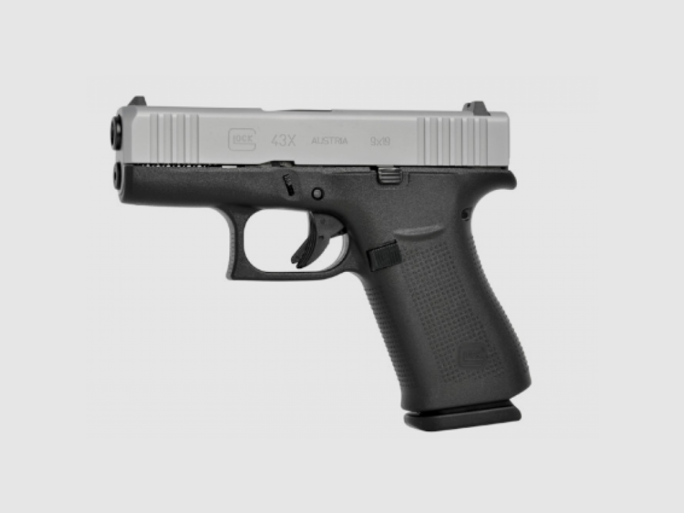 GLOCK 43X, FS, sliver slide