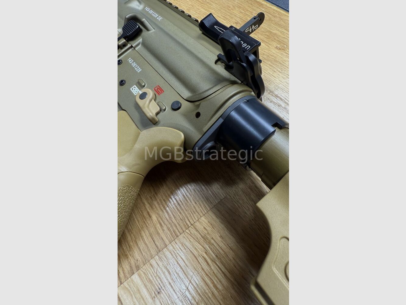 Heckler & Koch MR223 A3 G95A1 Mejoras 16,5 Caño Rifle Semiautomático .223Rem Versión Civil H&K G95A1 con Mejoras G95K y G95A1 / HK416 H&K 416 / MR 223 A3 MGB95A1