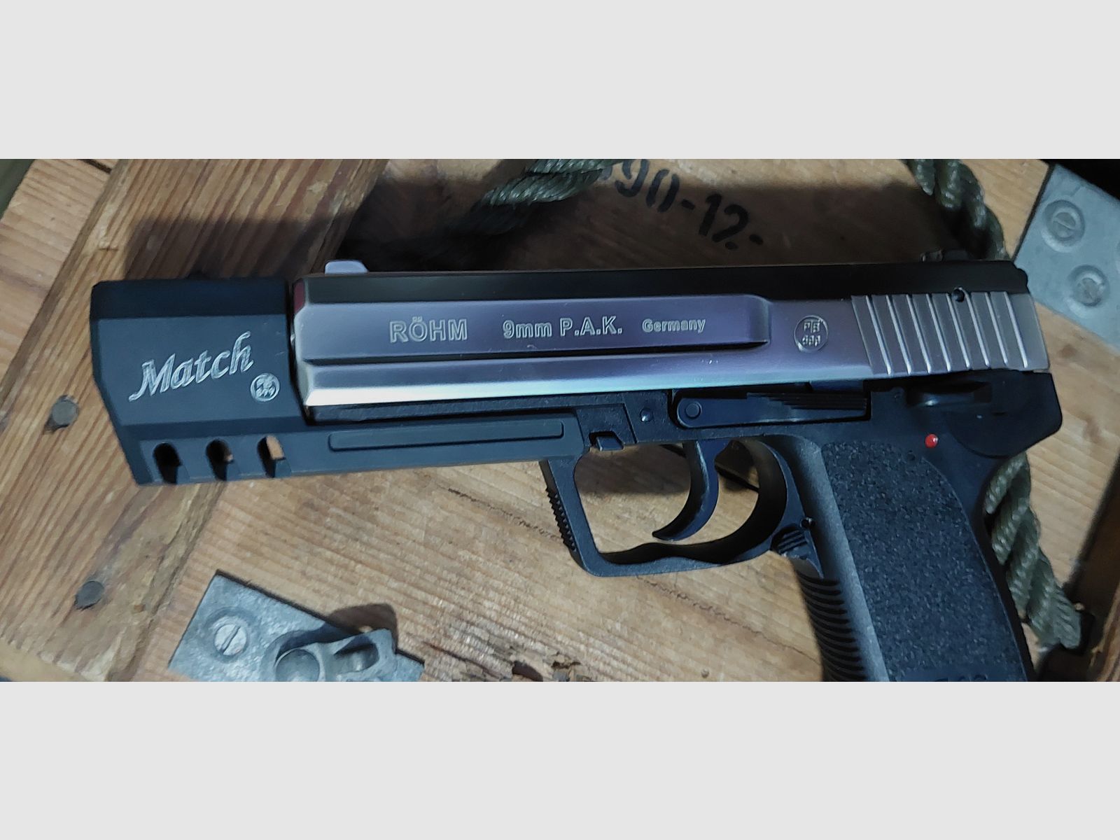 RÖHM - RG96 - Match - matte chrome (PTB 699) Glock RG 96 Walther