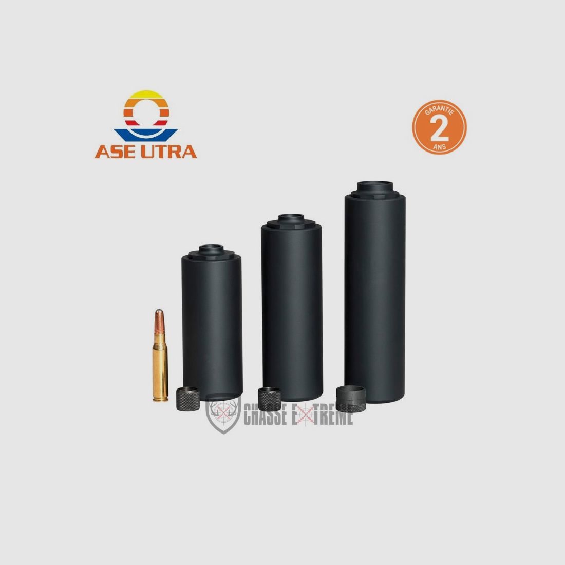 Promo Silencieux ASE UTRA SL5I Cal .30 Noir Cerakote M14X100