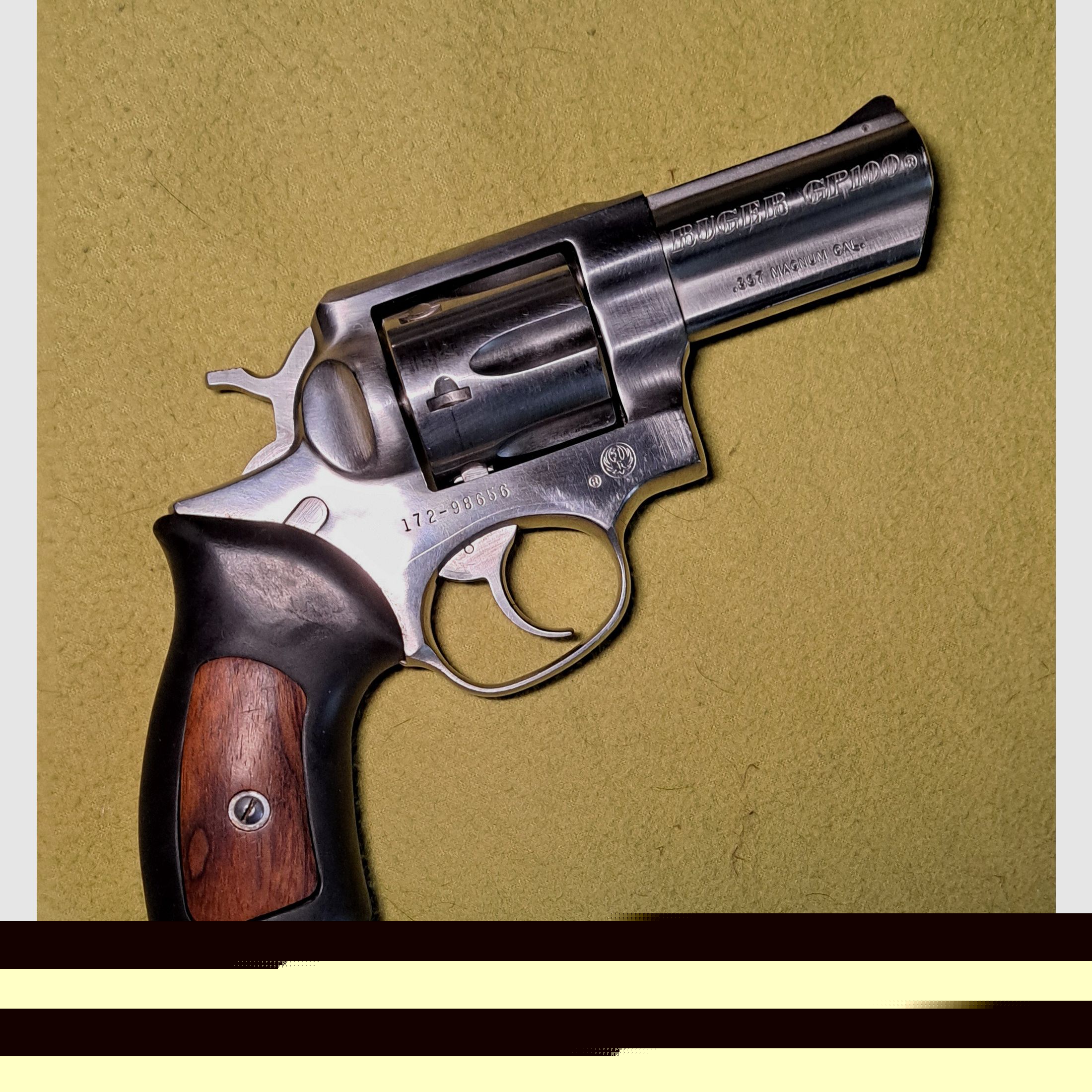 Revolver Ruger GP 100  Kal. .357 Magn.,gebr.