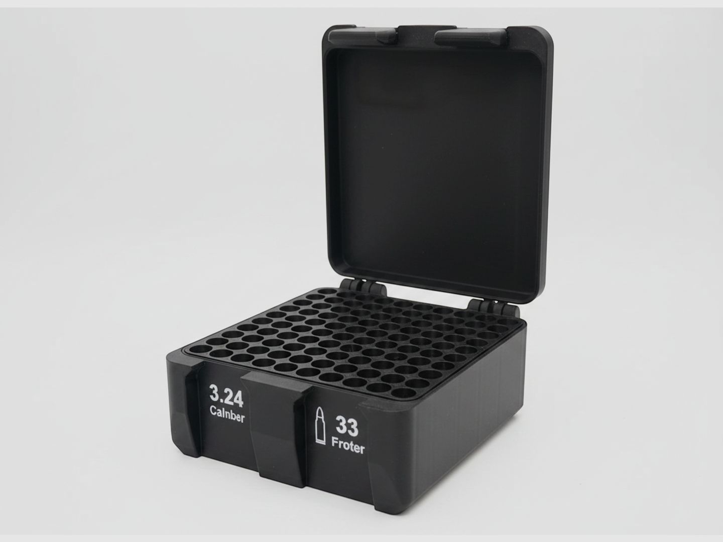 Filamelt Munitionsbox / 22 ARC / 'Klapp- / Rastdeckel' / Patronenbox, Ammo Box