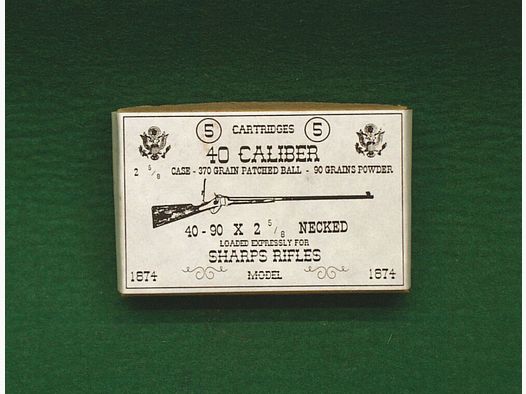 Replica cartridge boxes .40Caliber 40-90x2-5/8 Necked