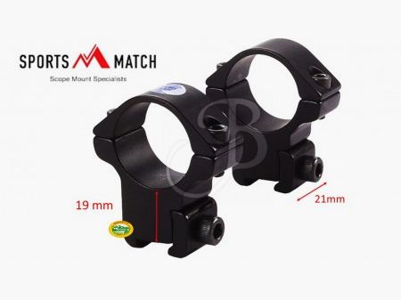 SPORTSMATCH 1 inch Medium Rings 11mm Rail