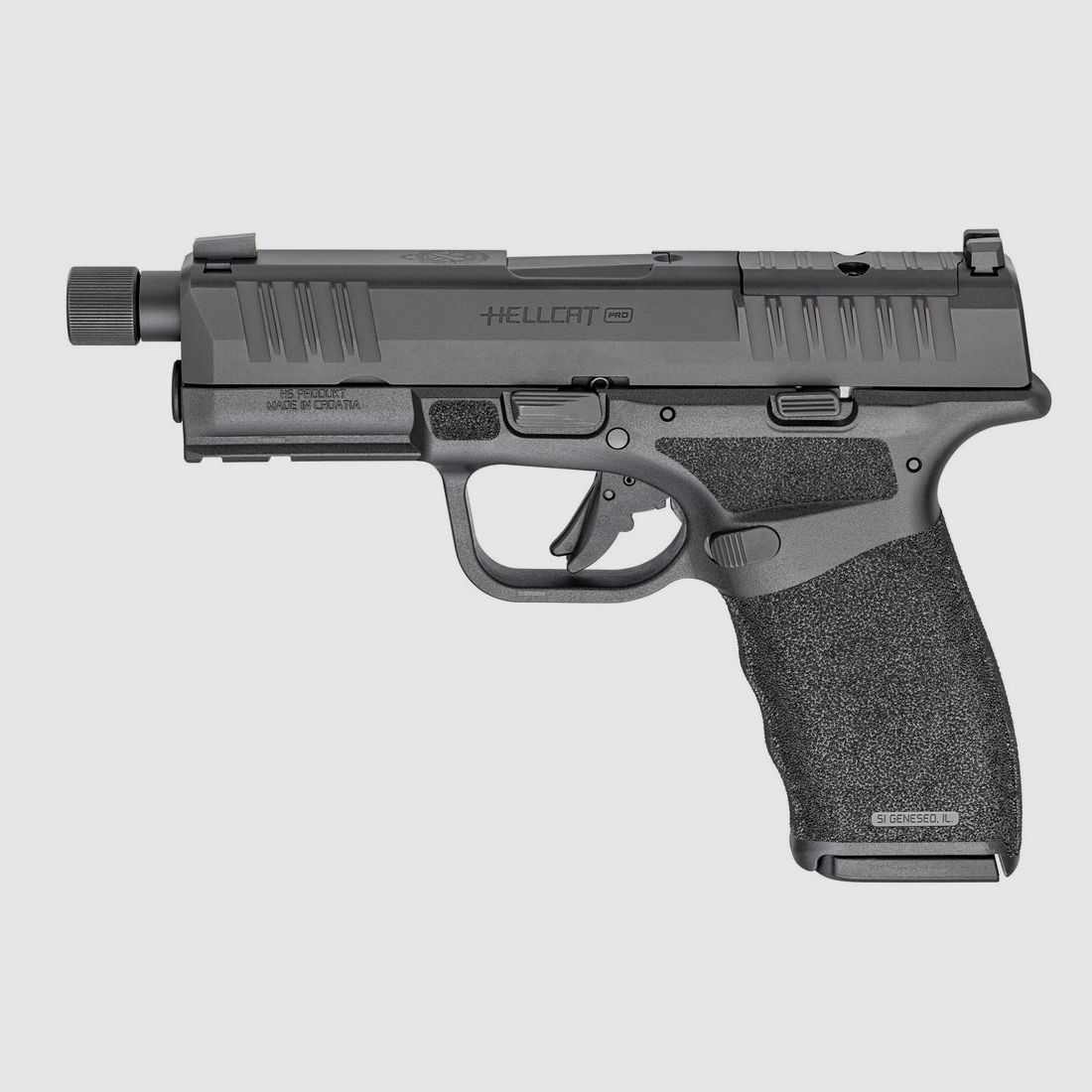 HS Hellcat Pro OSP 4,4" Nero Canne Filettate