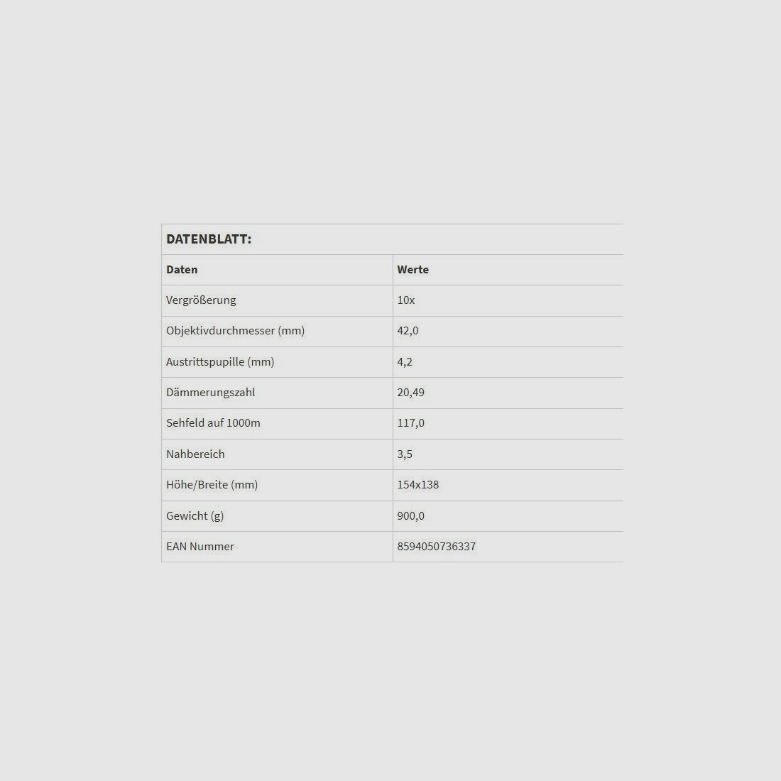 Meopta Fernglas mit Entfernungsmesser Meopro Optika LR 10x42