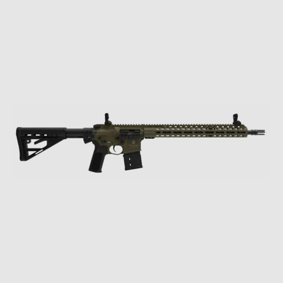 Schmeisser M5FL AR15 Hecho en Alemania rifle semiautomático 16,75" en OD Green disponible de inmediato, envío +20€ - PVP: 2499€