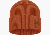 Tommy Rib Beanie Burned Orange ONE_SIZE