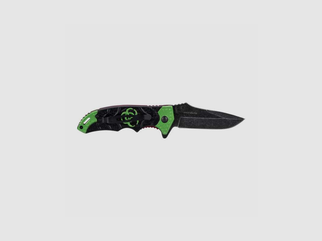 Zombie Dead Folder Taschenmesser mit Gürtelclip