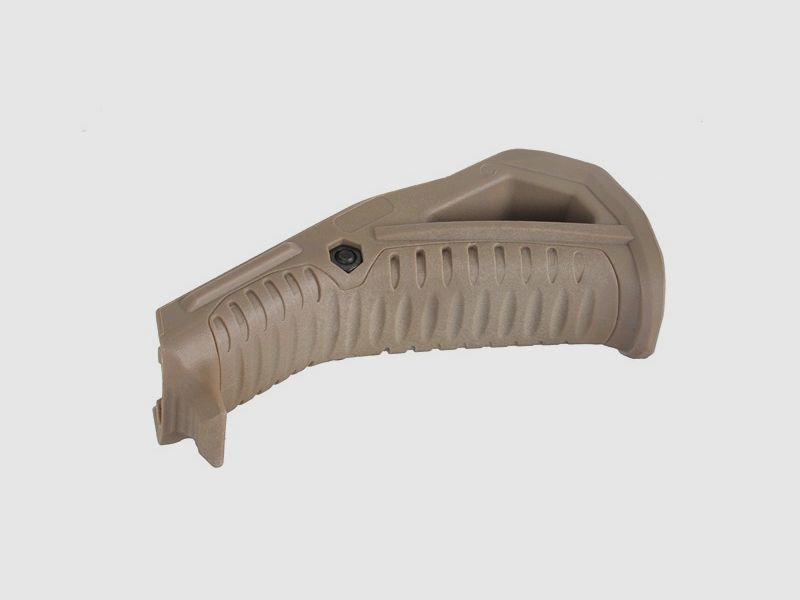 Agarradera frontal para Airsoft versión ancha en Dark Earth