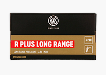 RWS .22 LR R PLUS Long Range 2.8g 43gr