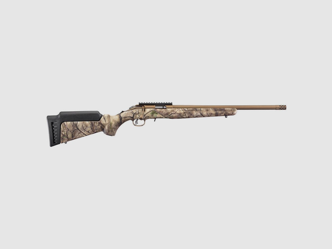 Ruger AMERICAN® RIMFIRE .22 LR 18"/46CM CAMO 1/2"-28