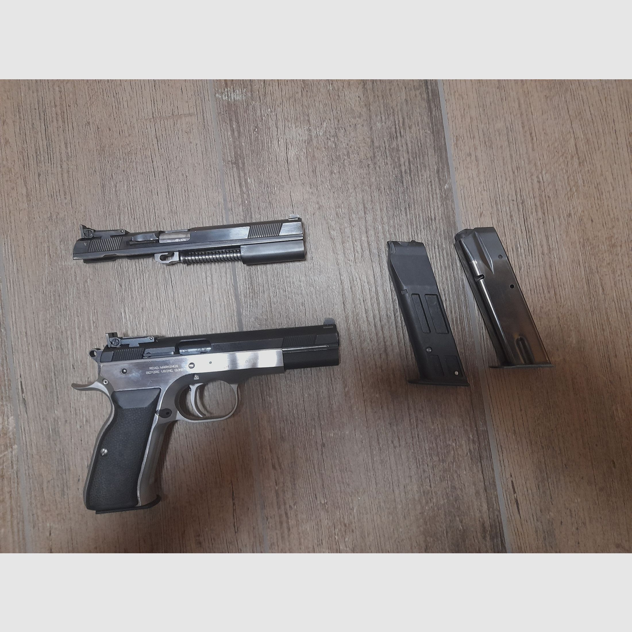 Tanfoglio Ultra Match Duotone 9mm with .22 conversion system