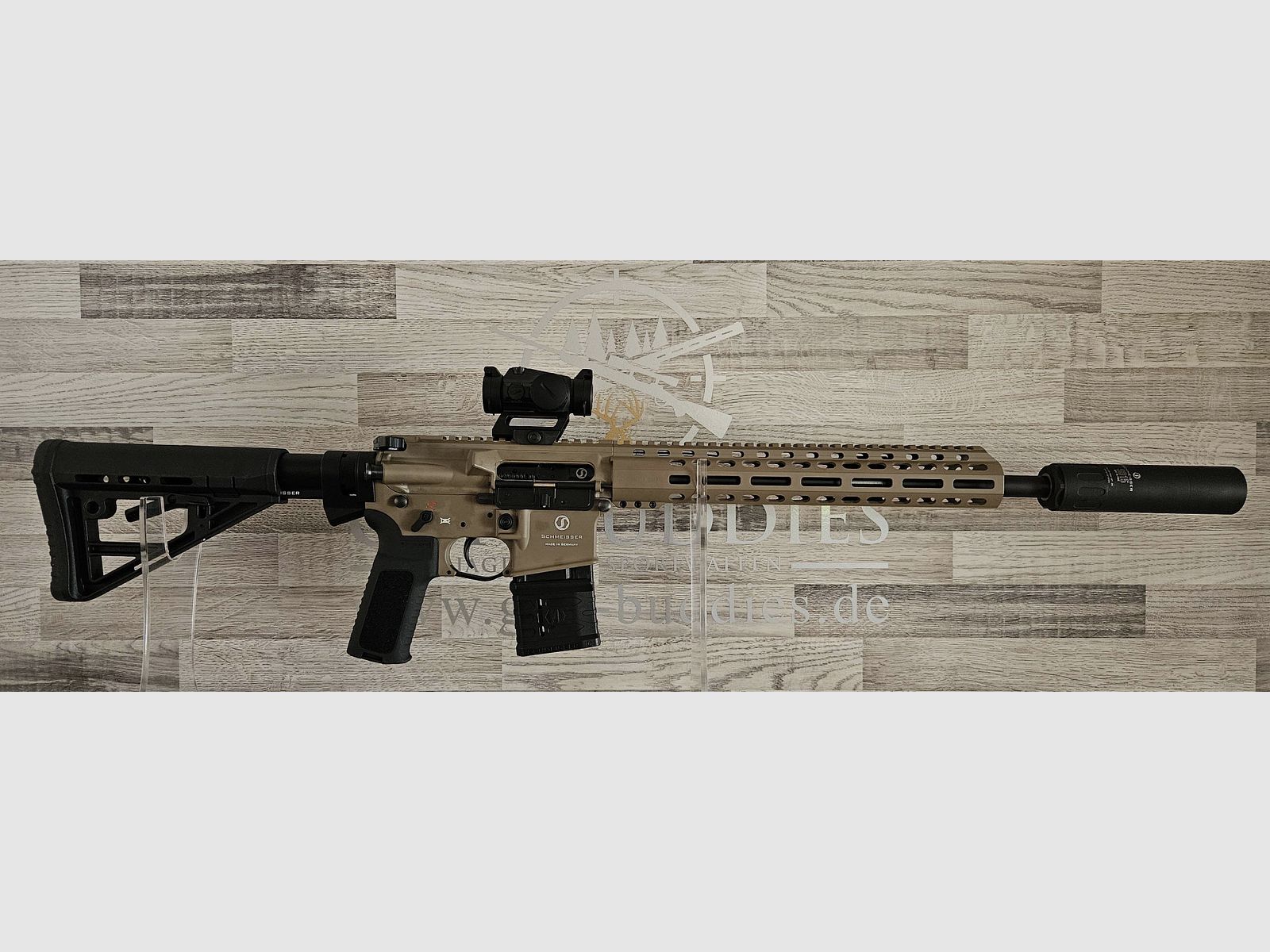Schmeisser AR-15 M4FL FDE 14.5" cal. .223Rem. - Complete set - New merchandise from specialist trade