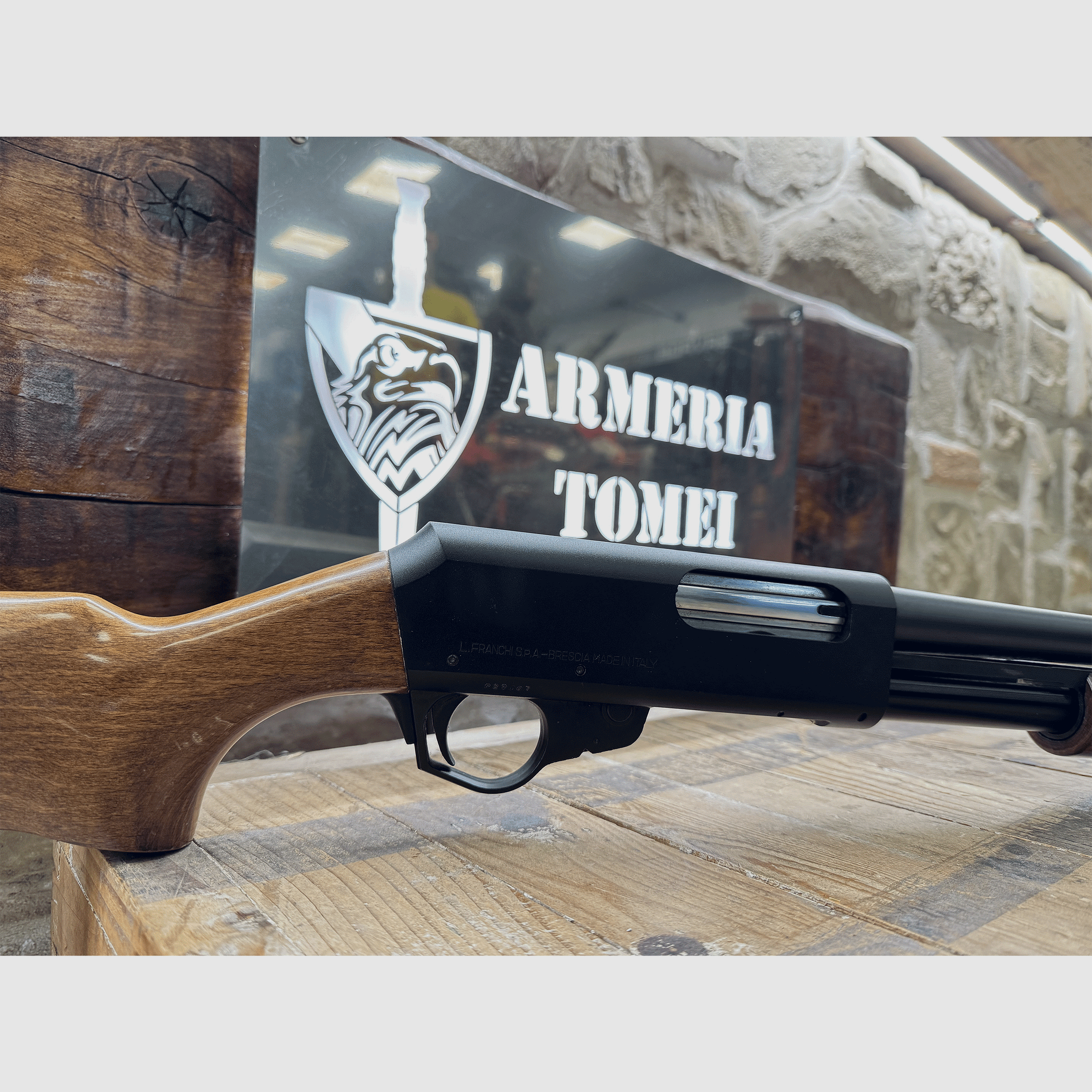 USED – PUMP GUN – FRANCHI MOD. PA7 (WOOD) cal. 12, image 2 of 5