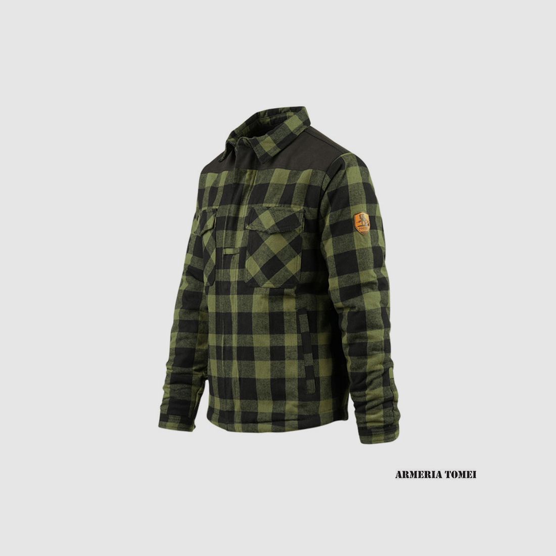 GIACCA – FOSTEX – LUMBERJACK SHERPA JACKET DA BOSCAIOLO Black/Olive, immagine 2 di 6