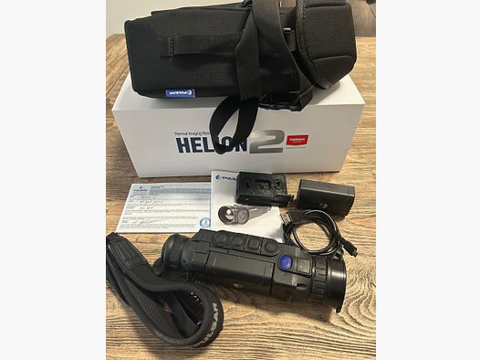 Thermal imaging device Pulsar Helion 2 XQ38F in original packaging with 2 batteries etc.!