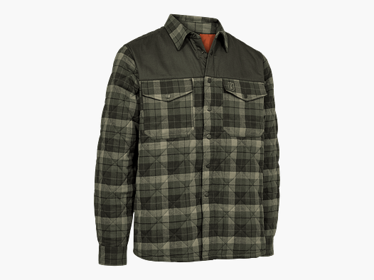 Deerhunter Elbert Padded Hemdjacke Herren Green Check L