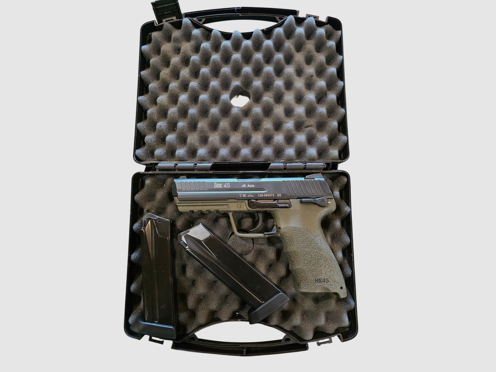 Pistole HK 45 OD GREEN Kal.45 ACP gebraucht, Bild 4 von 6