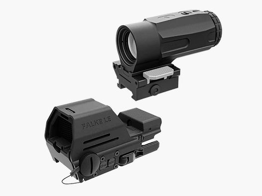 Sparset: FALKE LE QL Gen2 Reflexvisier mit Magnifier - 2,0 MOA 5-fach (B5XLE)