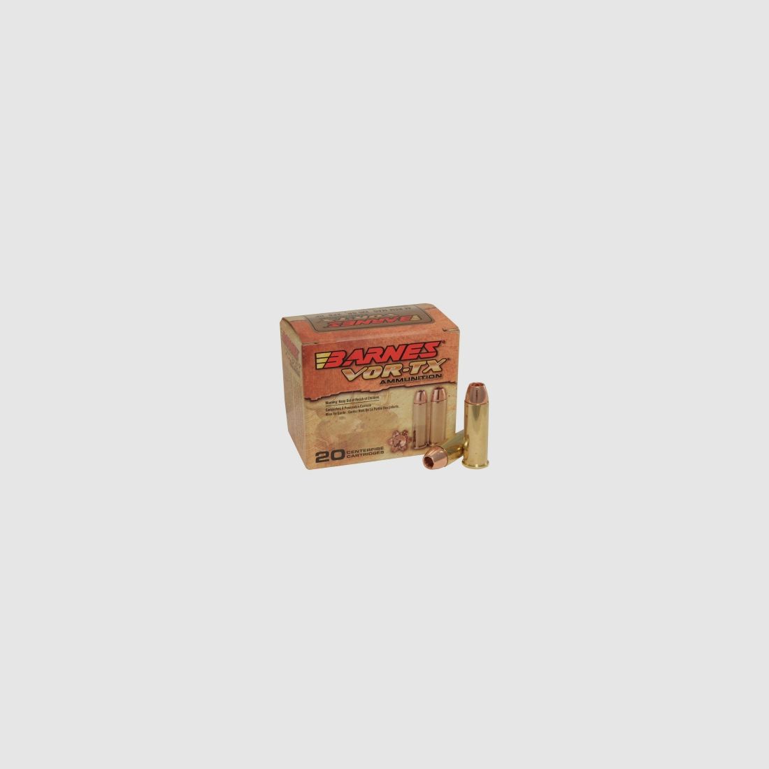 Barnes VOR-TX .44 Rem. Mag. 224GR XPB Hollow Point 20 cartucce