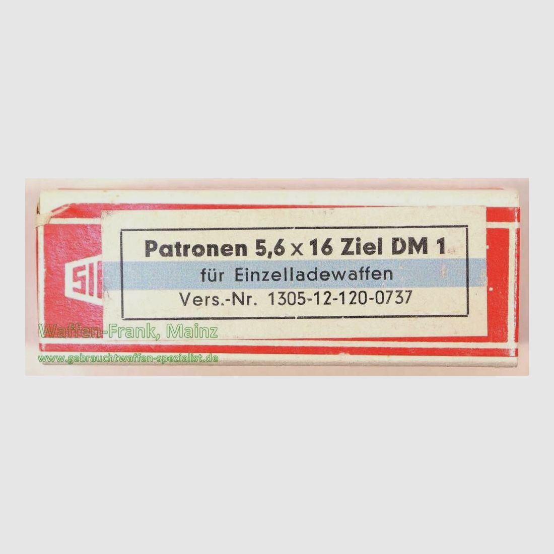 RWS (WZd.Fa.Rottweil) Büchsenpatronen .22 lr /5,6x16 Ziel DM 1