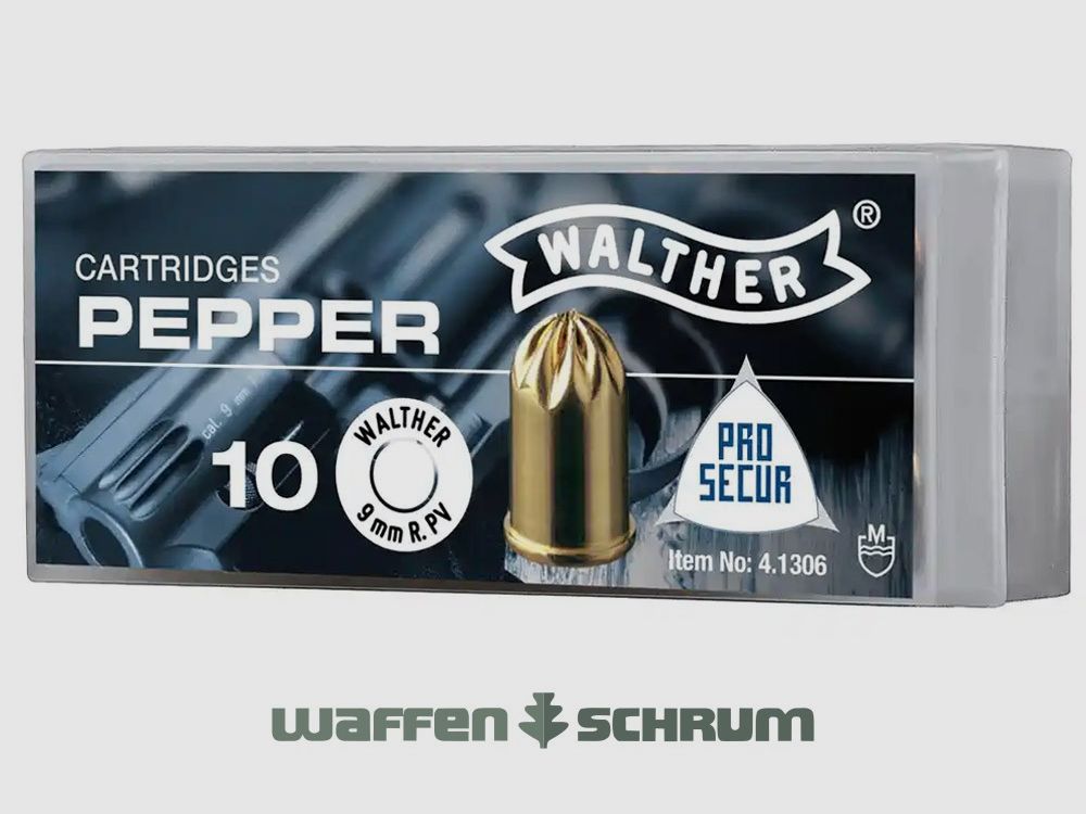 Walther 9mmR.K. Pfefferpatrone