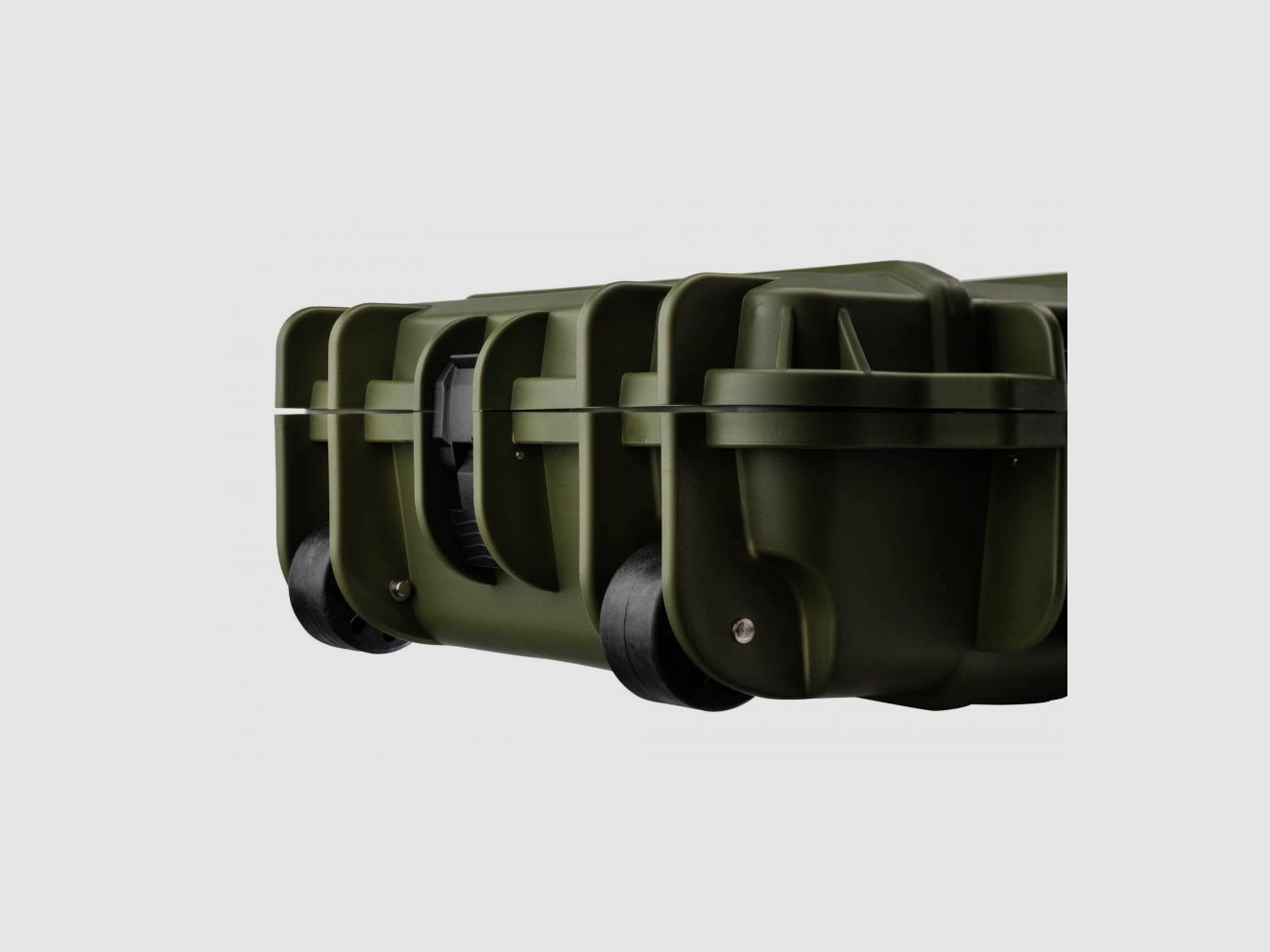 Waffenkoffer XL wasserdicht OD Grün 137 x 39 x 15 cm Schaum Welle - Nuprol, Bild 6 von 8