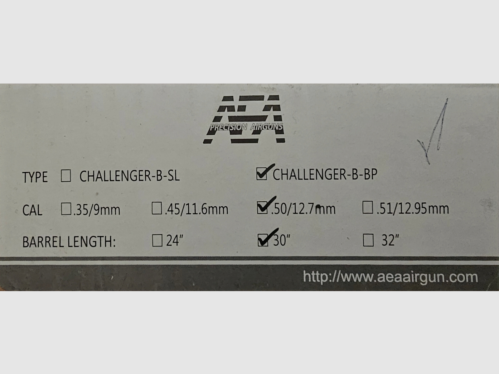 AEA CHALLENGER Bullpup Cal. 50 F-Serie