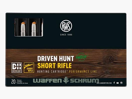 RWS Driven Hunt 9,7g - 150gr .30-06 Spring Short Rifle