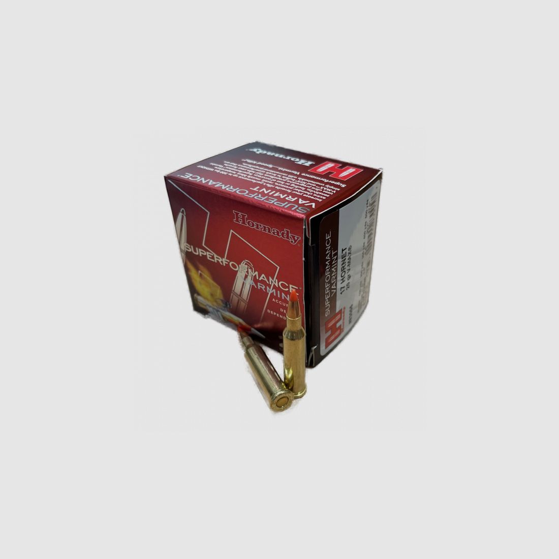 HORNADY SUPERPERFORMANCE VARMINT - .17 HORNET - 20 GRS. V-MAX - 25 SCHUSS