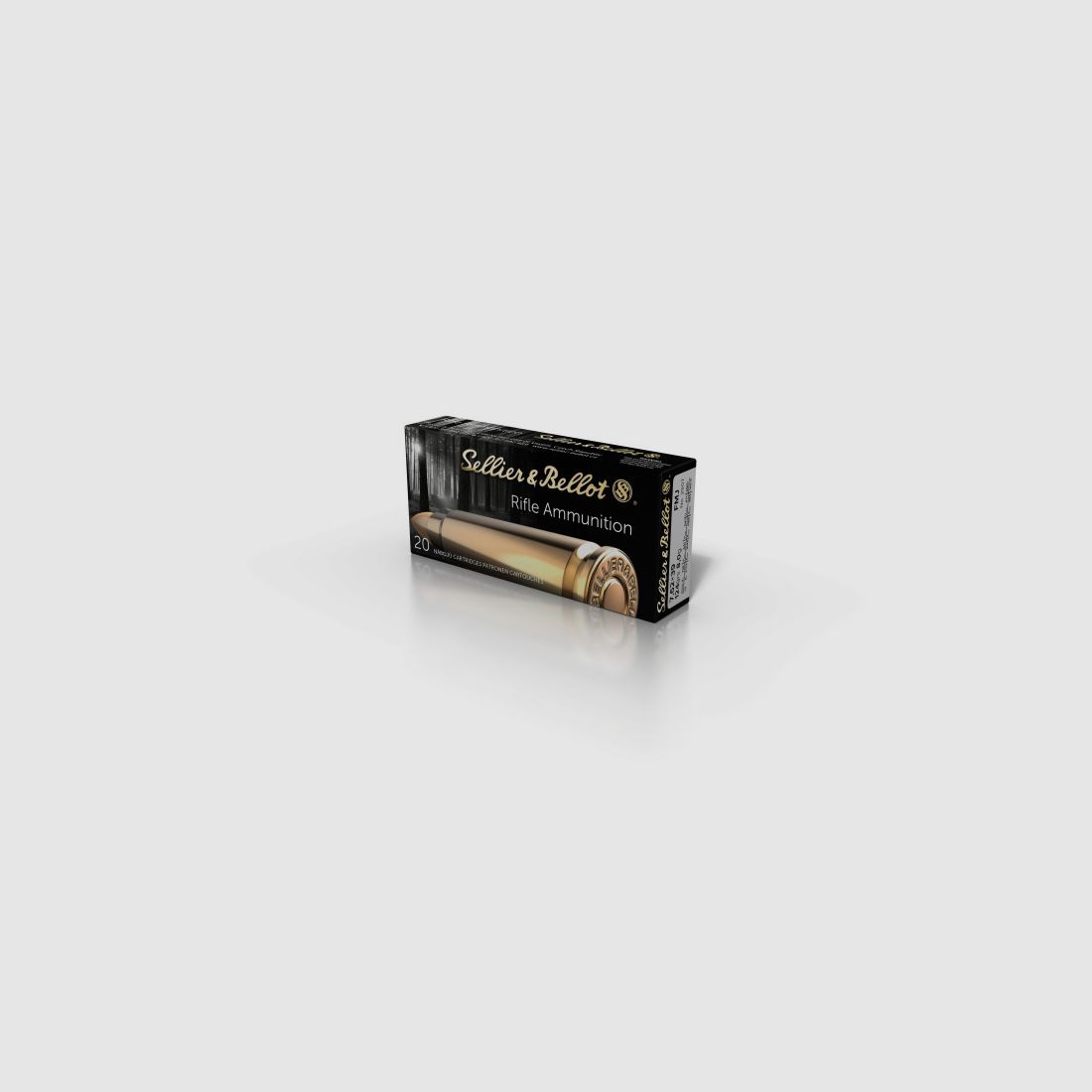 PACKUNG MIT 20 PATRONEN SELLIER & BELLOT CAL.7.62X39 FMJ 8G