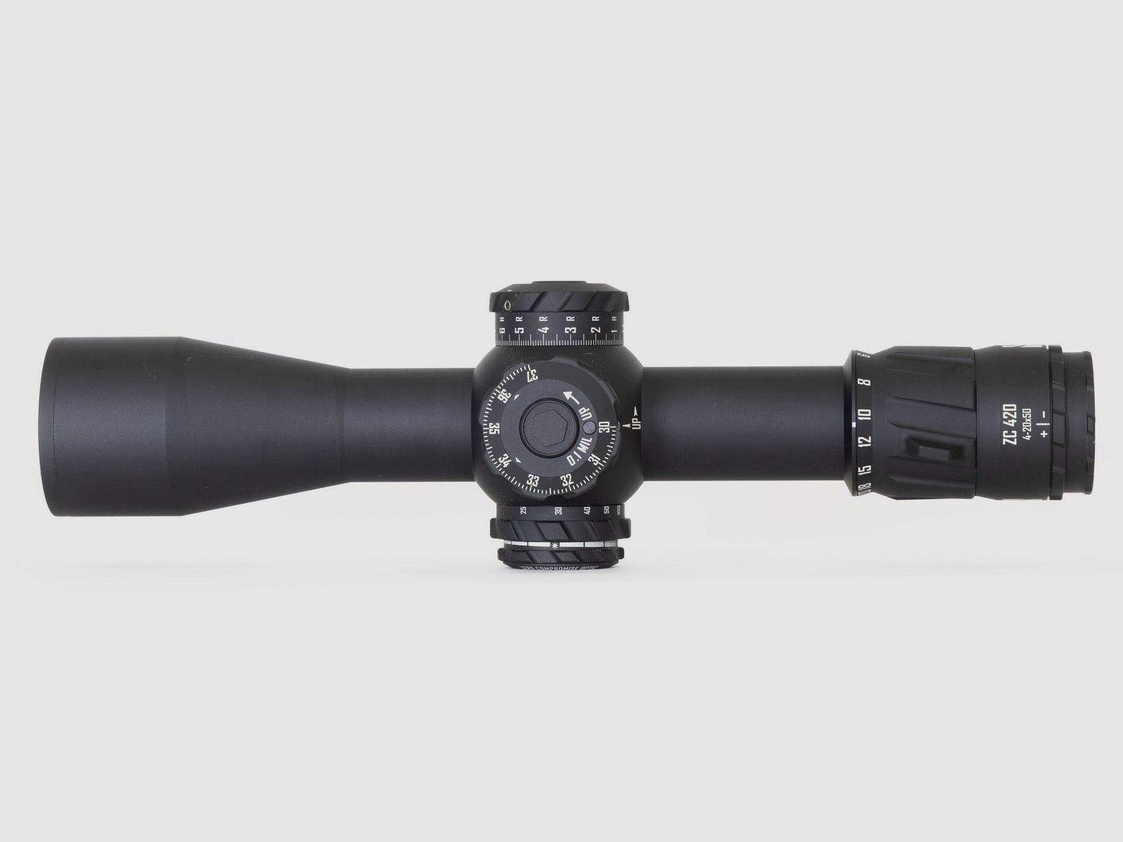 Zielfernrohr Zero Compromise Optics ZC420 4-20×50 Ret. MPCT1X MIL torreta ohne Blockierung, Bild 3 von 4