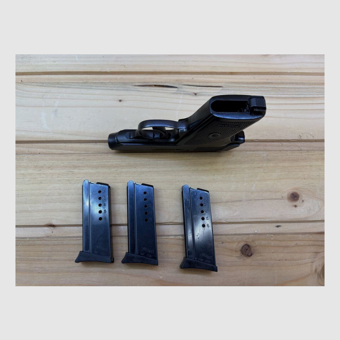 Carl Walther TPH .22lr mit 3x Magazinen und Lederholster .22lr